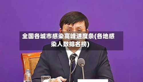 全国各城市感染高峰进度条(各地感染人数排名榜)