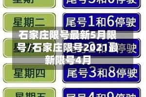 石家庄限号最新5月限号/石家庄限号2021最新限号4月-第3张图片