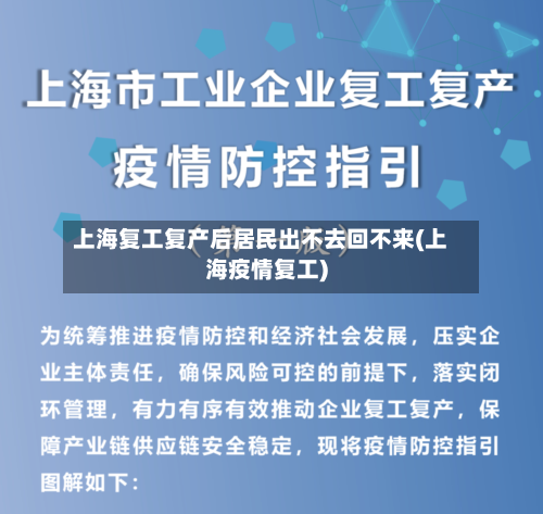 上海复工复产后居民出不去回不来(上海疫情复工)-第2张图片