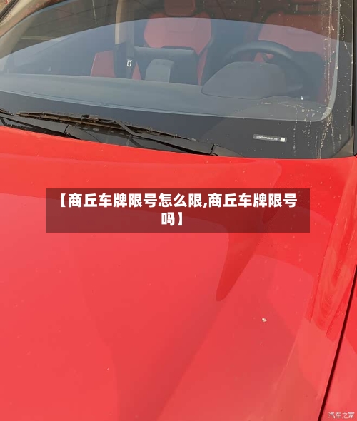 【商丘车牌限号怎么限,商丘车牌限号吗】-第3张图片