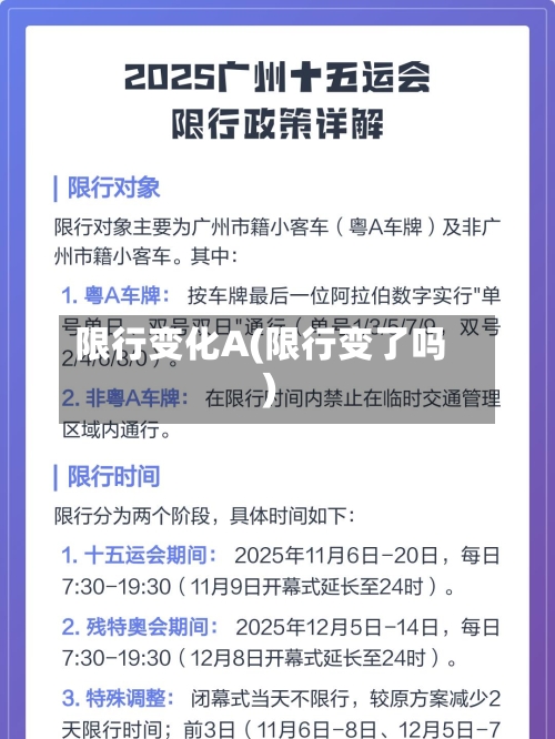 限行变化A(限行变了吗)-第3张图片