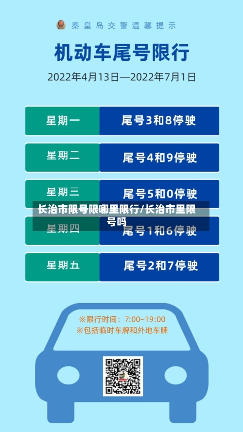长治市限号限哪里限行/长治市里限号吗-第2张图片