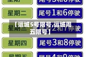 【运城5号限号,运城周五限号】-第2张图片