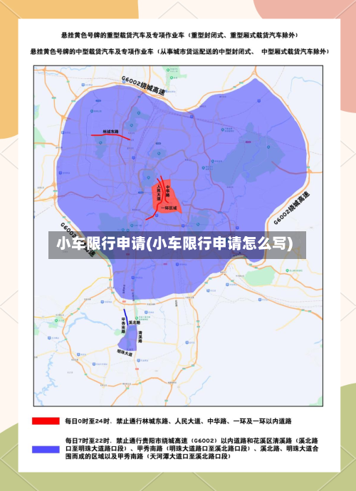 小车限行申请(小车限行申请怎么写)