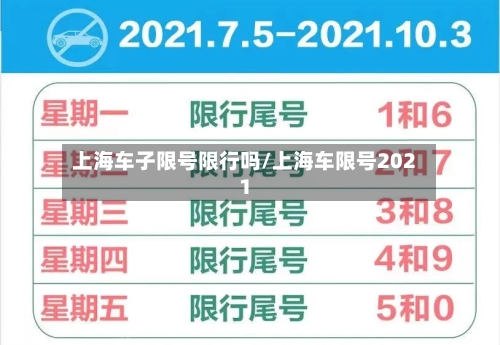 上海车子限号限行吗/上海车限号2021-第3张图片