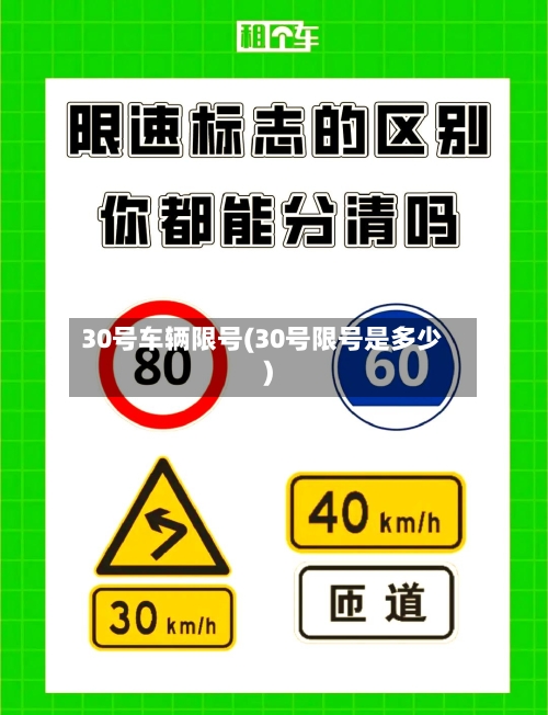 30号车辆限号(30号限号是多少)