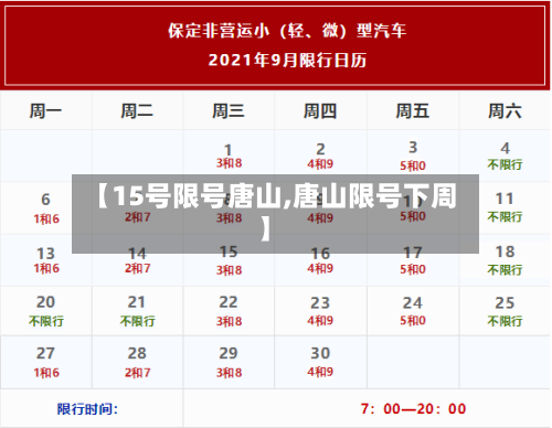 【15号限号唐山,唐山限号下周】-第2张图片