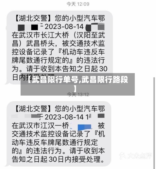 【武昌限行单号,武昌限行路段】-第2张图片
