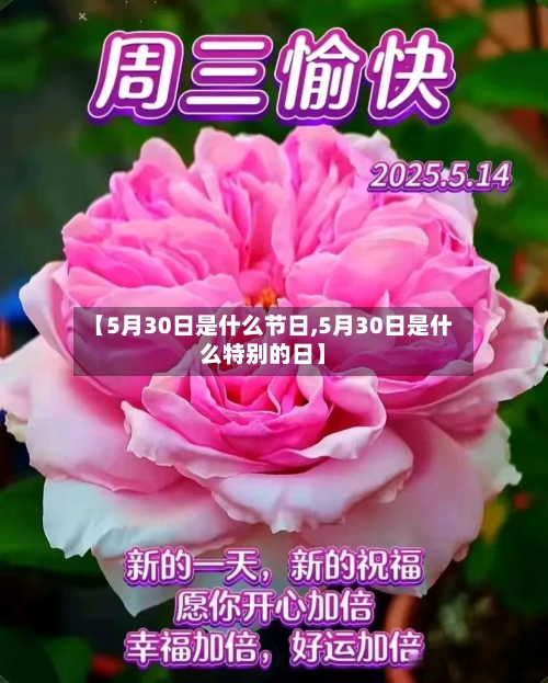 【5月30日是什么节日,5月30日是什么特别的日】