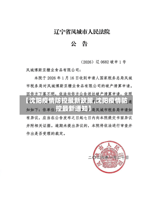 【沈阳疫情防控最新政策,沈阳疫情防控最新通知】