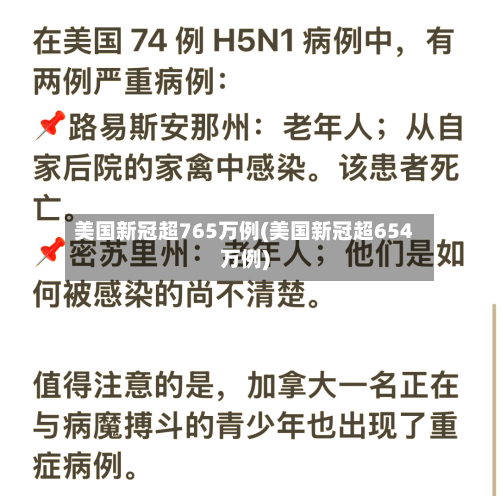 美国新冠超765万例(美国新冠超654万例)-第2张图片