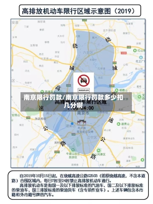 南京限行罚款/南京限行罚款多少扣几分啊-第2张图片