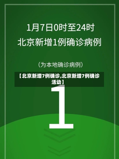 【北京新增7例确诊,北京新增7例确诊 活动】