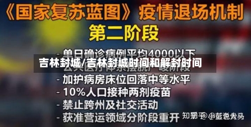吉林封城/吉林封城时间和解封时间-第3张图片