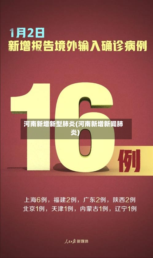 河南新增新型肺炎(河南新增新闻肺炎)