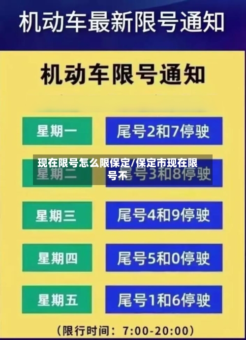 现在限号怎么限保定/保定市现在限号不