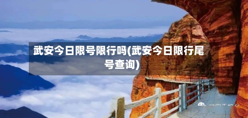 武安今日限号限行吗(武安今日限行尾号查询)-第2张图片