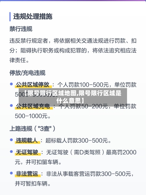 【限号限行区域地图,限号限行区域是什么意思】-第3张图片