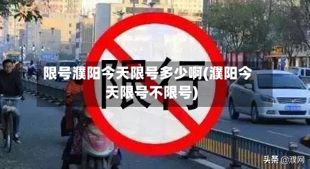 限号濮阳今天限号多少啊(濮阳今天限号不限号)-第3张图片