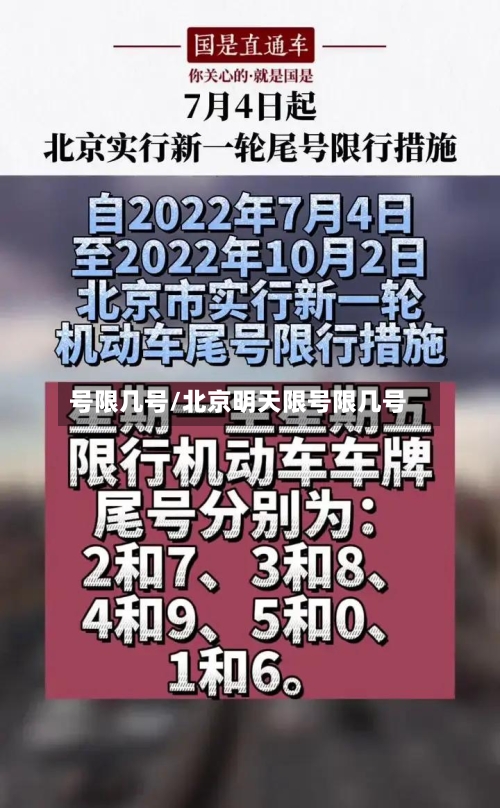 号限几号/北京明天限号限几号-第2张图片