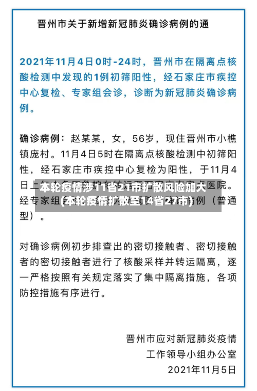 本轮疫情涉11省21市扩散风险加大(本轮疫情扩散至14省27市)-第3张图片