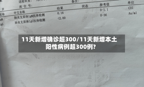 11天新增确诊超300/11天新增本土阳性病例超300例?-第2张图片