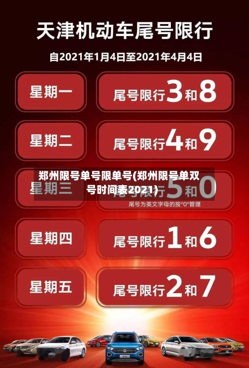 郑州限号单号限单号(郑州限号单双号时间表2021)-第2张图片