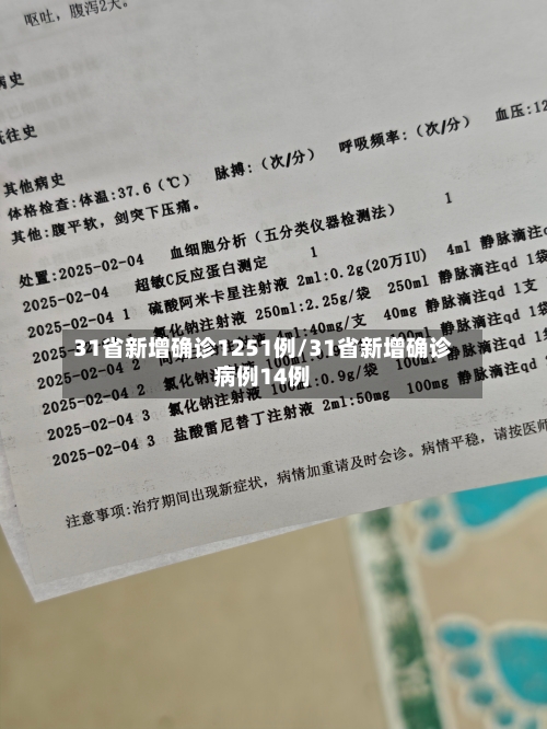 31省新增确诊1251例/31省新增确诊病例14例