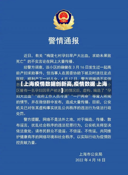【上海疫情数据创新高,疫情数据 上海】