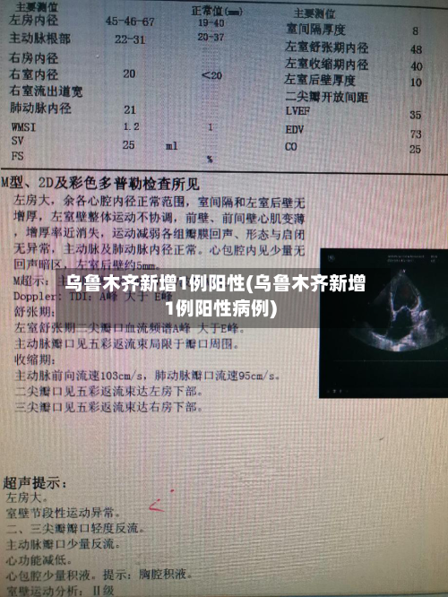 乌鲁木齐新增1例阳性(乌鲁木齐新增1例阳性病例)