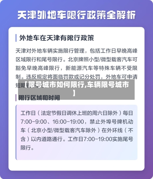 【限号城市如何限行,车辆限号城市】