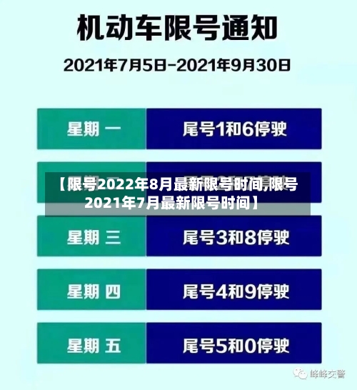 【限号2022年8月最新限号时间,限号2021年7月最新限号时间】-第3张图片