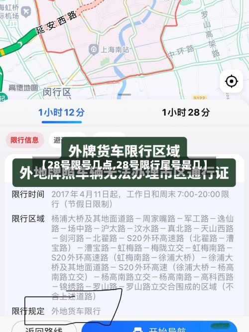【28号限号几点,28号限行尾号是几】