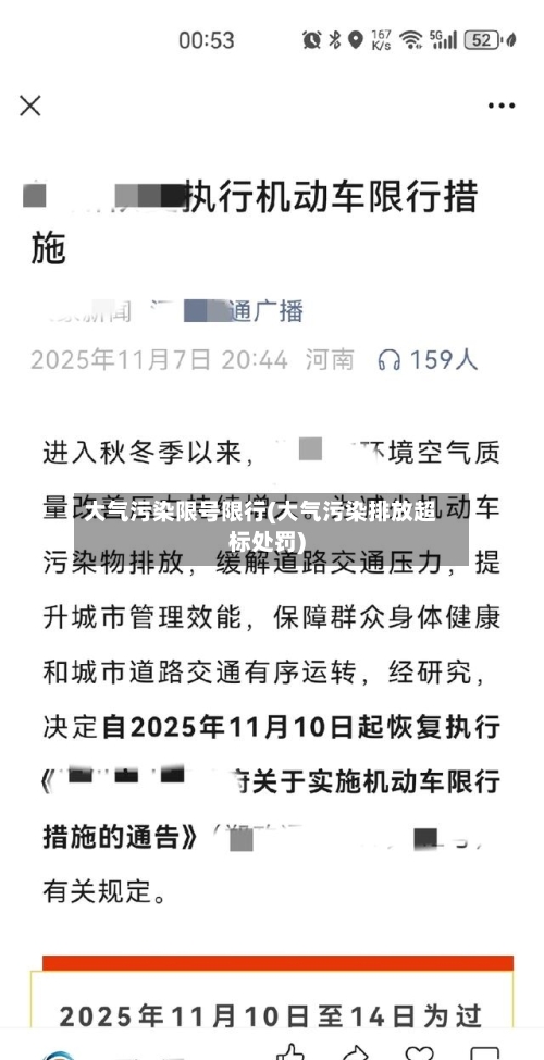 大气污染限号限行(大气污染排放超标处罚)-第3张图片