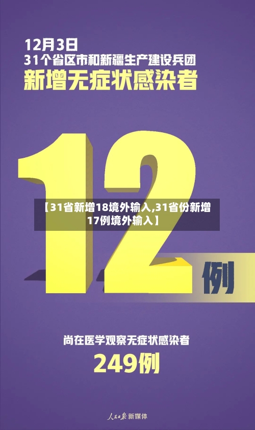 【31省新增18境外输入,31省份新增17例境外输入】