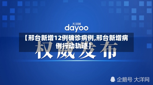【邢台新增12例确诊病例,邢台新增病例行动轨迹】-第2张图片