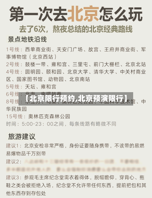 【北京限行预约,北京预演限行】-第2张图片