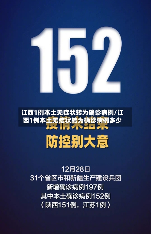 江西1例本土无症状转为确诊病例/江西1例本土无症状转为确诊病例多少-第3张图片