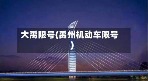 大禹限号(禹州机动车限号)-第3张图片