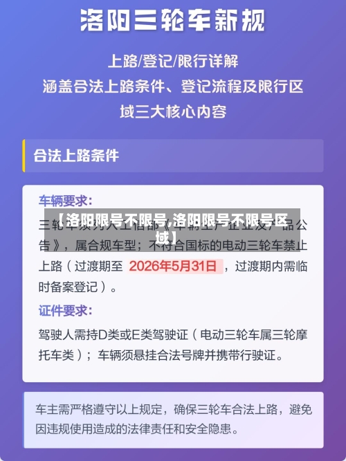 【洛阳限号不限号,洛阳限号不限号区域】-第2张图片