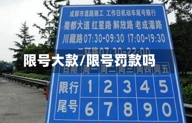 限号大款/限号罚款吗