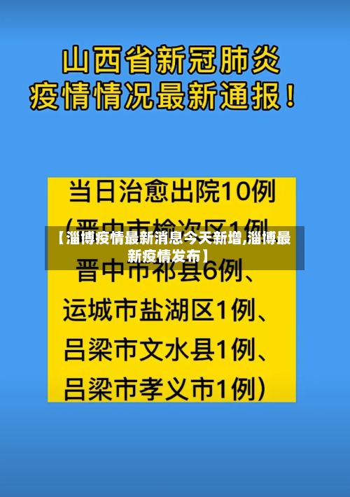 【淄博疫情最新消息今天新增,淄博最新疫情发布】
