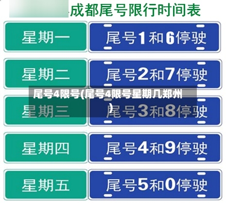 尾号4限号(尾号4限号星期几郑州)-第2张图片