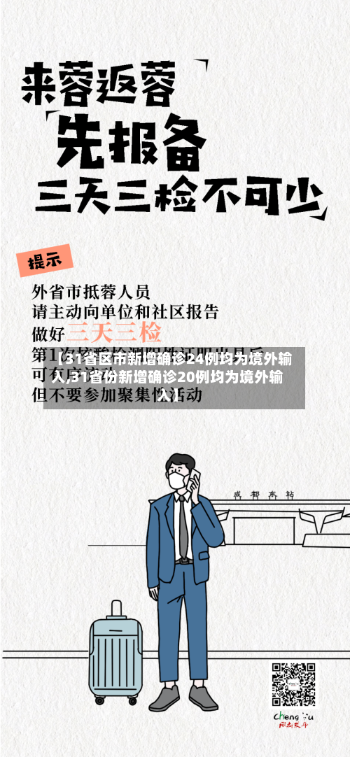 【31省区市新增确诊24例均为境外输入,31省份新增确诊20例均为境外输入】-第2张图片