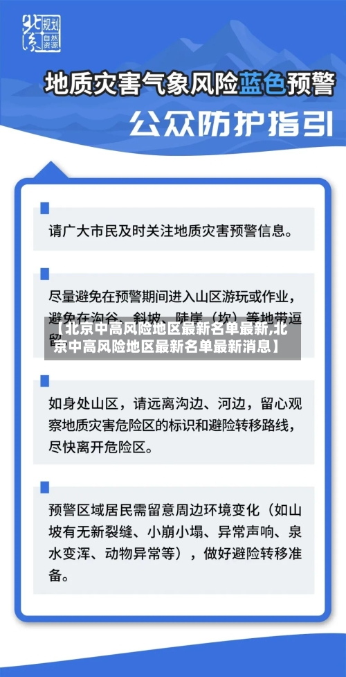 【北京中高风险地区最新名单最新,北京中高风险地区最新名单最新消息】
