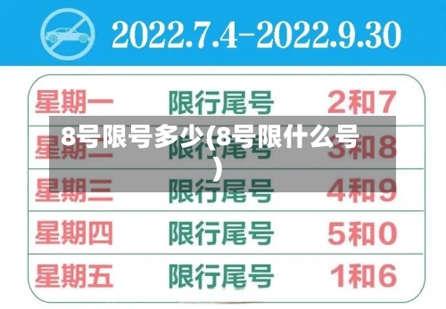 8号限号多少(8号限什么号)-第2张图片