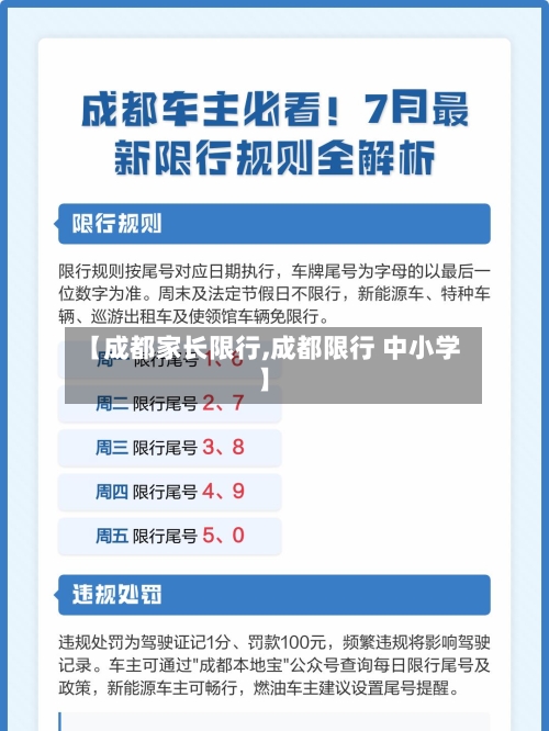 【成都家长限行,成都限行 中小学】-第2张图片