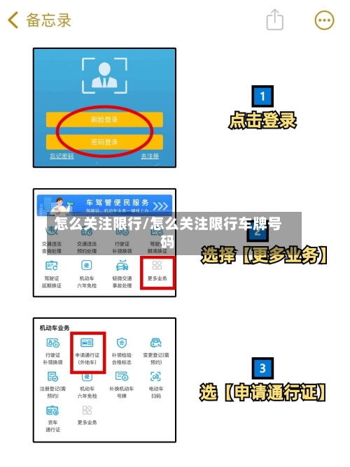 怎么关注限行/怎么关注限行车牌号码-第2张图片