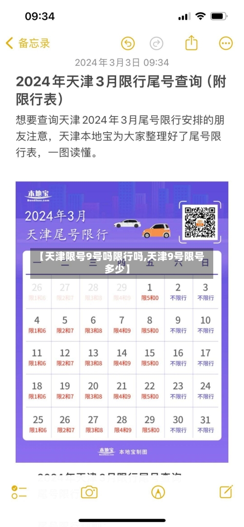 【天津限号9号吗限行吗,天津9号限号多少】