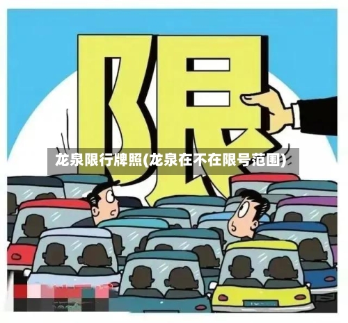 龙泉限行牌照(龙泉在不在限号范围)